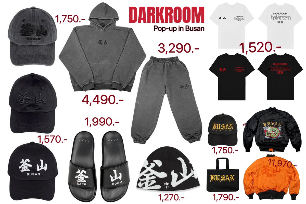 nanj12a_'s tweet photo. ⭐️ preorder  DARKROOM pop-up store in BUSAN 

❤️ รับพรีถึง 14 พฤศจิกายนนี้
🖤 ไม่ได้รับมัดจำนะคะ 

ค่าส่งในไทย +50 
ของถึงไทย 25 พฤศจิกายน ค่ะ
สนใจ dm สอบถามเพิ่มเติมได้น้า
#ตลาดนัดkhh #ตลาดนัดkhiphop #ตลาดนัดAomg https://t.co/5SS9LkBVLM