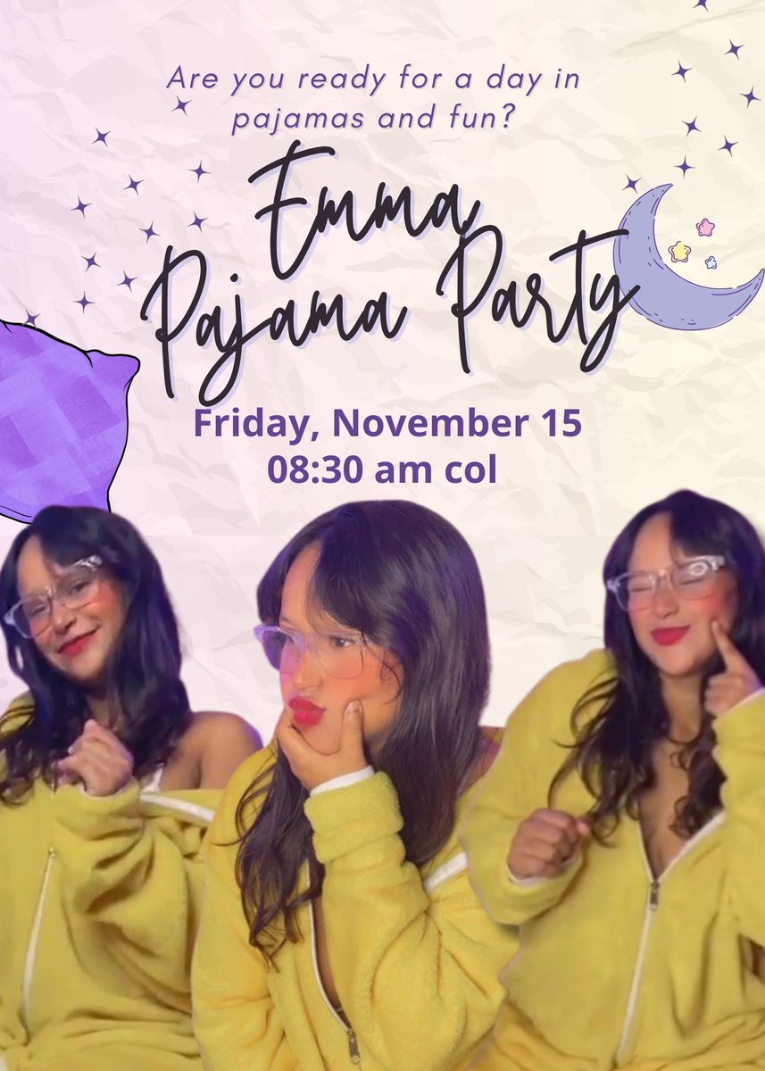 EmmaMontgomeryK's tweet photo. This Friday the 15th I hope to have a morning together in pajamas, I hope you visit me with nice pajamas and sweets 💗🥰 https://t.co/afzylFyRq6