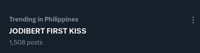 MsJheanna's tweet photo. Our Hashtag and Tagline are Both Trending! Yeeheey! 🥰

JODIBERT FIRST KISS
#LFHalik https://t.co/YkZoLKsuyx