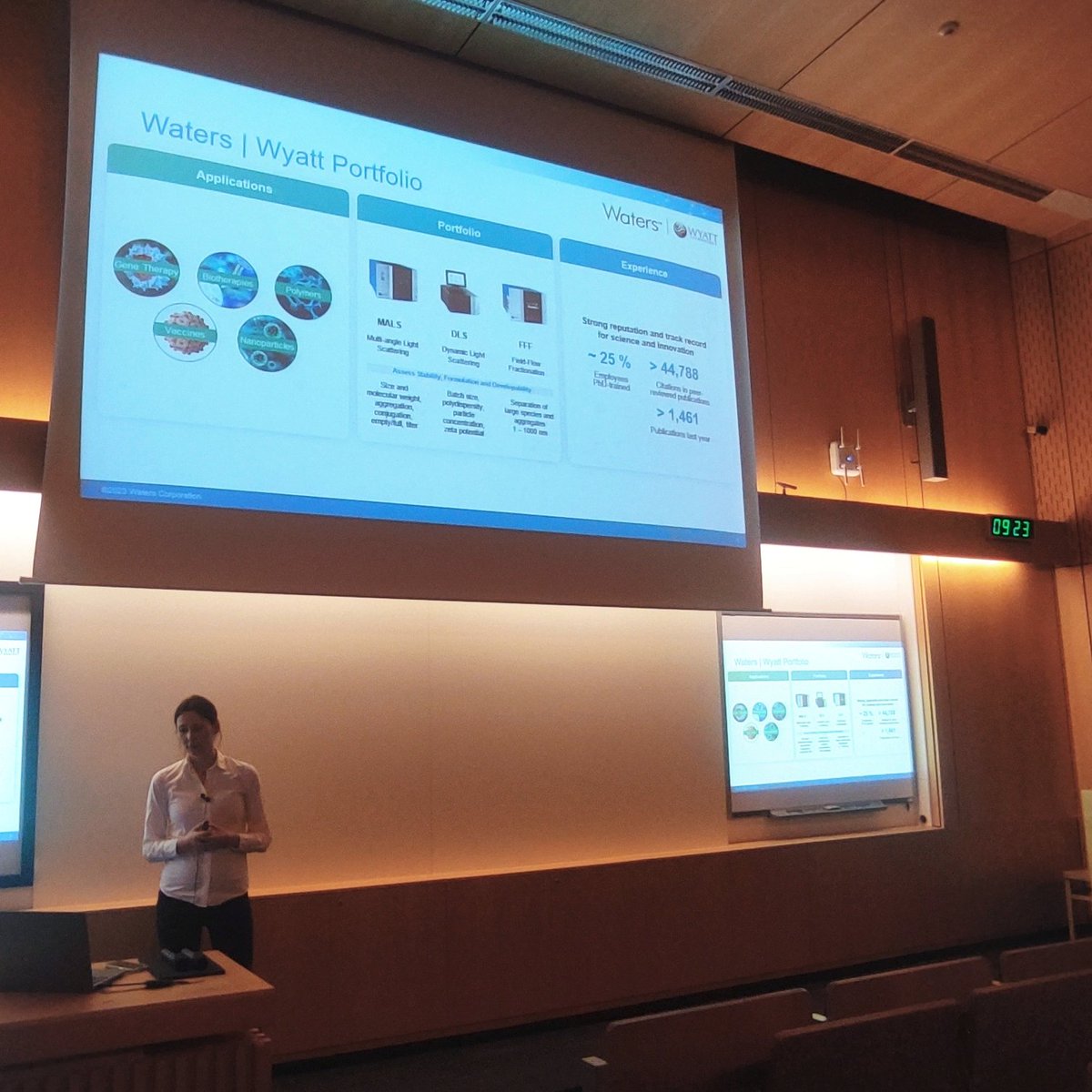 MedPolymers_Prg's tweet image. Company Waters|Wyatt Technology organized a seminar for all users @IMC_Prague! We have to keep up with the constant improvement of the instruments ! Thanks to all presenting experts for sharing their experiences and knowledge and the Waters|Wyatt for choosing our Institute