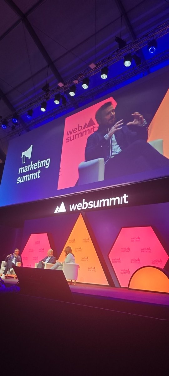 Clareconley's tweet image. And we are off @donnymac CMO of @Qualcomm and @OmarBerrada CEO of @ManUtd #webSummit2024