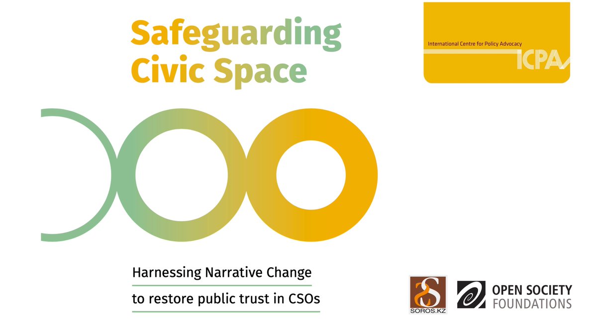 ICPAnarratives's tweet photo. ✅ Narrative change as a key lever to protect #CivicSpace 
✅ 10 key lessons from CSO practice
✅ Cases from 34 countries
✅ In-depth takeaways from 6-year #NarrativeChange project in Kazakhstan

See our new guide: Safeguarding Civic Space

https://t.co/0GxbKRYodN https://t.co/iCaVvdbRsV