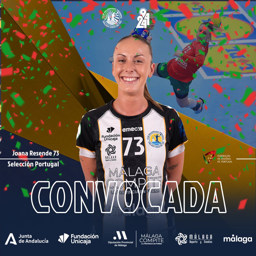 📞🇵🇹

<a href="/patricialima_19/">Patrícia Lima</a> y <a href="/JoanaResende73/">Joana Resende</a> han sido seleccionadas por <a href="/AndebolPortugal/">Federação de Andebol de Portugal</a> para disputar el Campeonato de Europa (<a href="/EHFEURO/">EHF EURO</a>) que se celebra en  Hungría, Suiza y Austria del 28 de noviembre al 15 de diciembre

🙌 ¡Enhorabuena panteras!

#30AñosContigo

⚫️⚪️ #SomosPanteras