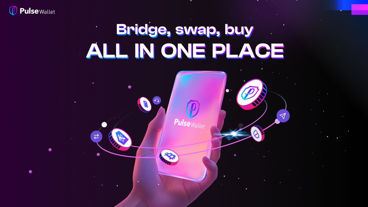 #PulseWallet is your all-in-one secure wallet where you can bridge, swap, and buy crypto seamlessly.

Safe, simple, and packed with features – everything you need for effortless management and investment in one place! 🌐

🔗 linktr.ee/thepulsewallet
#PulseChain $PLS