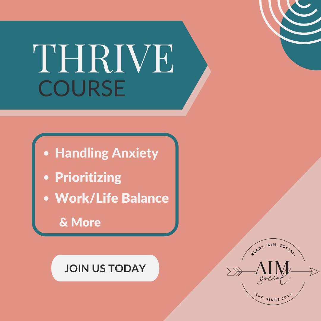 I've put together everything I've learned in the past 8 years into one course just for you!

Not only will we help manage your mental health, but we'll also supply you with:

✅Video Modules
✅Interviews
✅Checklists
✅Templates
✅Swipe Files
And More!

aimsmmarketing.com/op/thrive-lp/