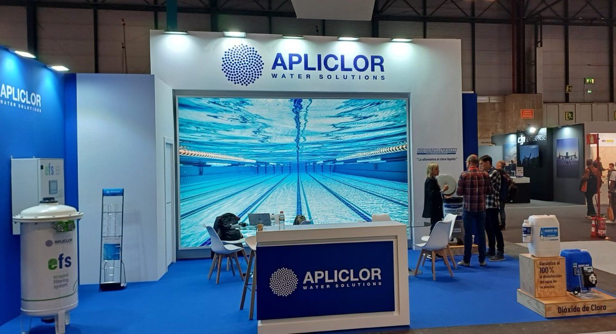 aseppi_ES's tweet photo. Grabación en el stand de APLICOR  durante la edición de la presentación del Sistema Aquadiox y Ecopool Filtering System, sus nuevas soluciones para lograr un agua de piscina totalmente desinfectada y filtrada.

#piscinas #piscimad2024 https://t.co/ScgDOjeBPz