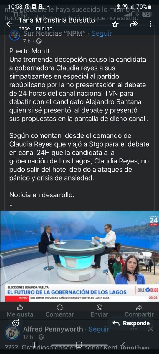 Cuando van a dejar de hacer daño los republitontos con malos candidatos,  Claudia Reyes no pudo ir al debate televisivo con Santana x ATAQUES DE PÁNICO!!!