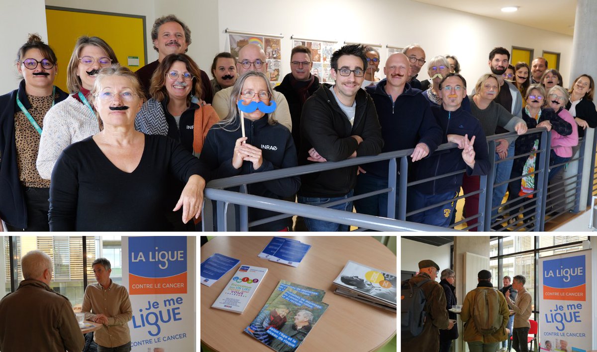 INRAE BFC Dijon (@inrae_bfc_dijon) on Twitter photo à poils courts, au crayon, autocollante, ou à poils longs... Nos agents ont arboré leur plus belle moustache pour soutenir la recherche contre les cancers masculins! Merci au Docteur Nicolas Lescut, cancérologue radiothérapeute venu répondre à leurs questions.
<a href="/laliguecancer/">La Ligue contre le cancer</a> à poils courts, au crayon, autocollante, ou à poils longs... Nos agents ont arboré leur plus belle moustache pour soutenir la recherche contre les cancers masculins! Merci au Docteur Nicolas Lescut, cancérologue radiothérapeute venu répondre à leurs questions.
<a href="/laliguecancer/">La Ligue contre le cancer</a>