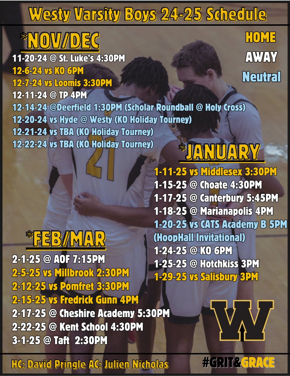 Excited to get to work with this group. The guys been working hard all fall! 

#Westy🏀 #Schedule🗓️
