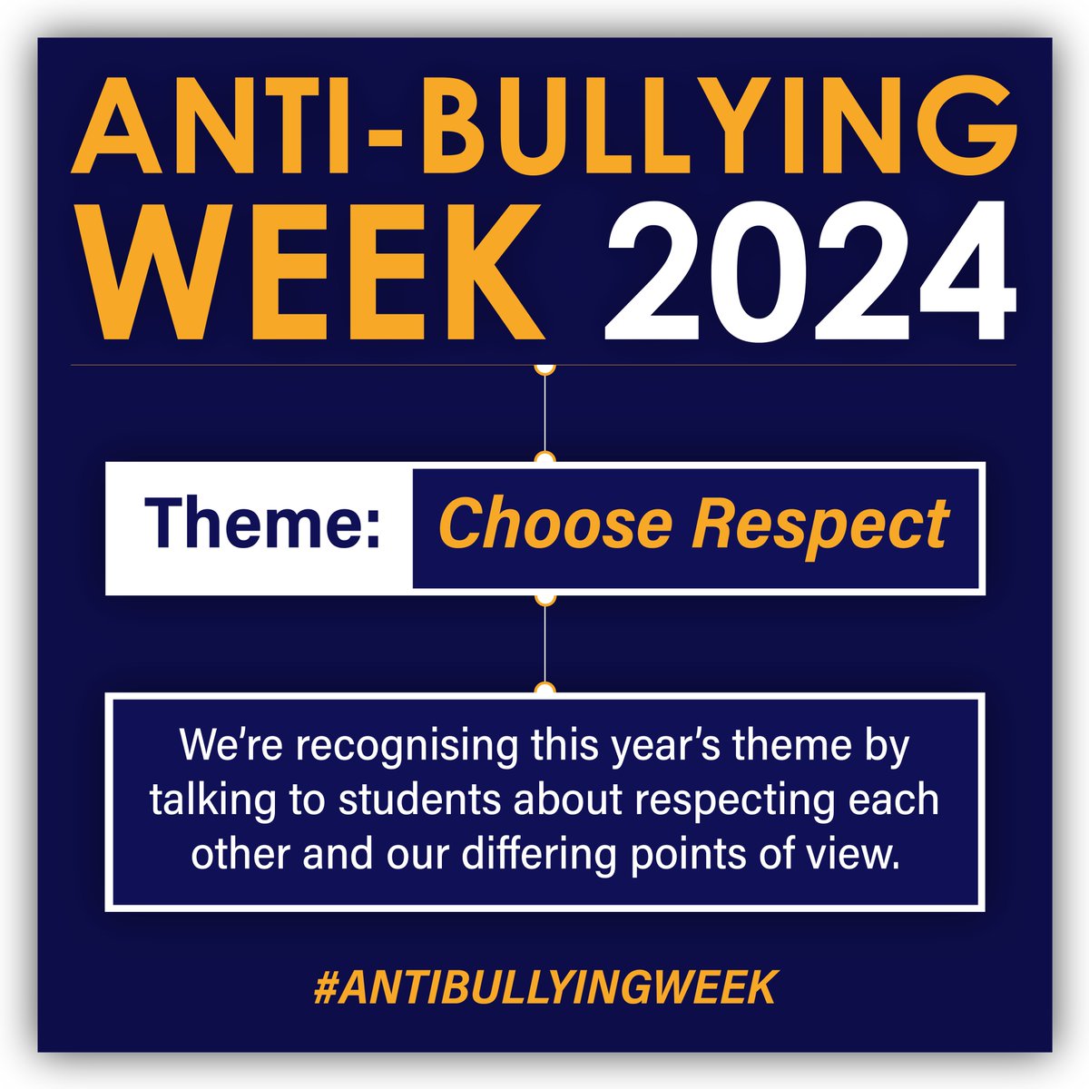 Anti-Bullying week at Salesian encouraged students to talk about respect and acknowledge other's different points of view. If you'd like to read more, Anti-Bullying Alliance run this event every year with various ways to get involved: shorturl.at/KqIfs
#antibullyingweek2024