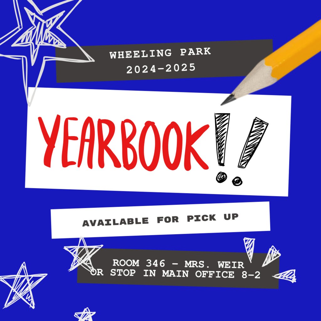2023-2024 Yearbooks are now available for pickup. Students who ordered can pick them up during the school day in Mrs. Weir’s room – 346. Alumni can stop in the Main Office from 8 a.m. to 2 p.m.