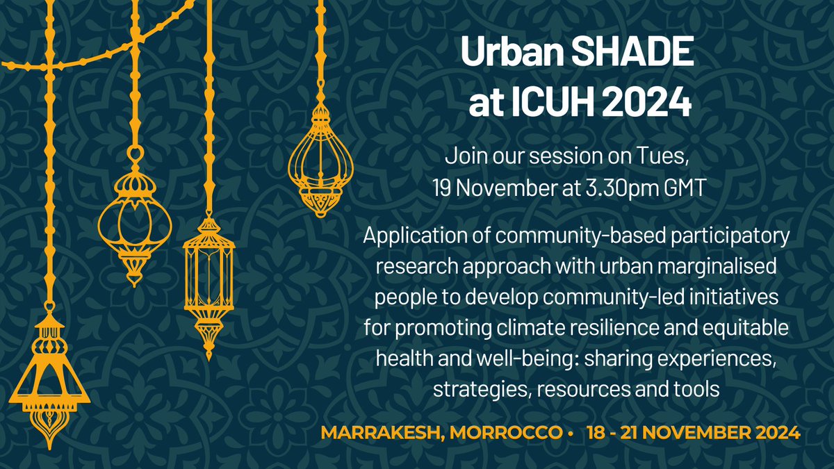 ARISE and our sister consortium Urban SHADE are going to be at the <a href="/IS_UrbanHealth/">ISUH</a> conference in Marrakech later this month, hosting a joint session! Will you be there?
More info - ariseconsortium.org/arise-at-icuh-…