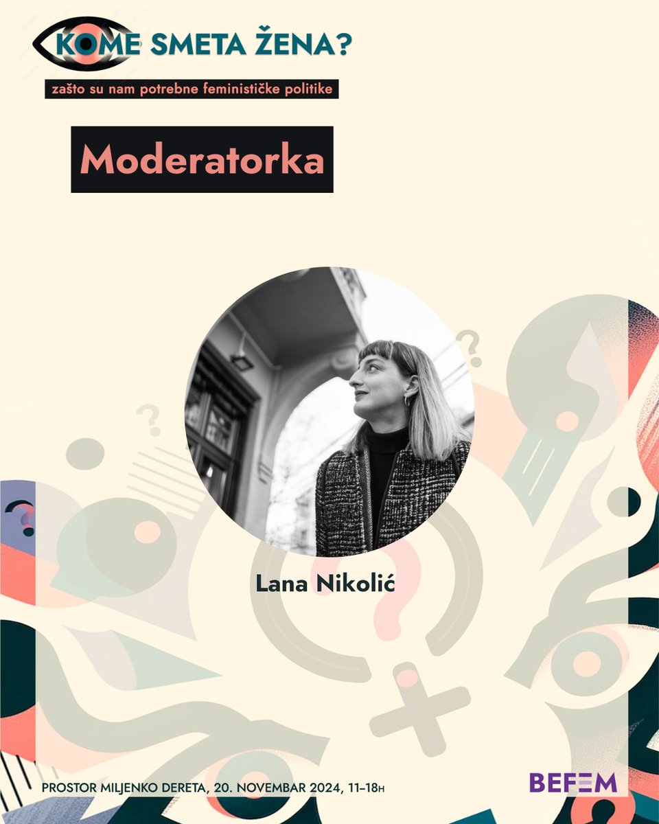 BeFemCentar's tweet photo. Otvaramo teme (ne)bezbednosti i izazova sa kojima se suočavaju aktivistkinje širom Srbije. 🗨️

@NLinBelgrade @KvinnaKvinnaINT @ukinserbia 

#KomeSmetaŽena #Befem https://t.co/itUWjy0jGb
