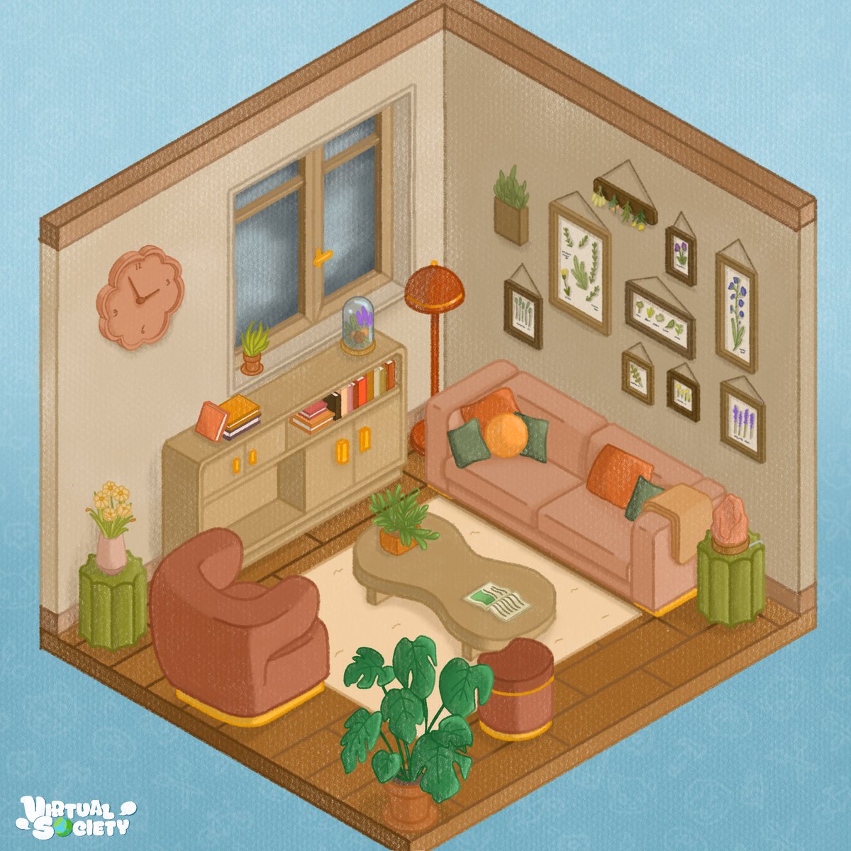 ✨ New concept-art! ✨

🛋️ This living room concept art by Chloé captures the warmth and creativity we’re crafting for our game. We can’t wait to show you the 3D result!