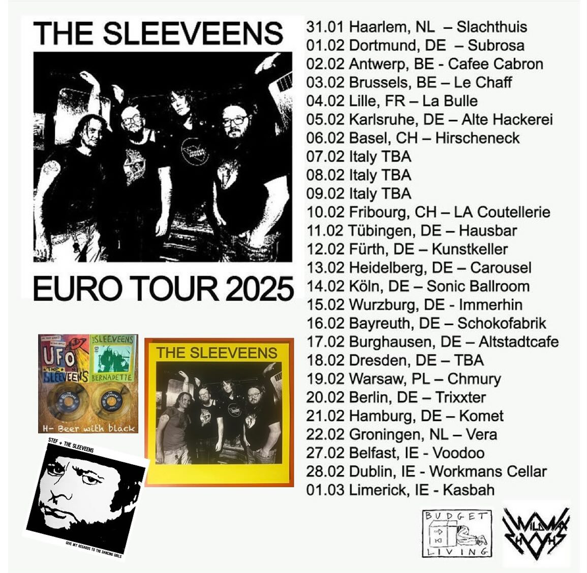 Sleeveens in Europe!