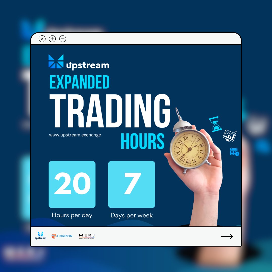 UpstreamXchange's tweet photo. ICYMI🗓️
Upstream Breaks New Ground with 20/7 Stock Trading Using Blockchain Technology
https://t.co/9SKqnPIOhO

#TradingHours #UpstreamExchange #expandedtradinghours https://t.co/pqGlsITzRm