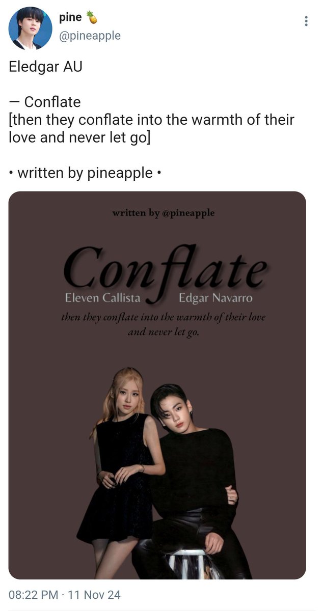kookmineyours's tweet photo. "padahal aku cuma mau menulis, menulis dan menulis, tapi kenapa semua orang membuatku menangis???"

Inilah kisah pineapple, author AU yang dibenci karena popularitas nya..... tapi tidak dengan Edgar, karakter yang ada di dalam AU nya.

jikook lokal au https://t.co/gdaoLAZdi5