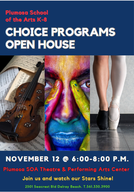 Gina Gelfand (@plumosaarts) on Twitter photo Tonight, tonight, tonight, Join us tonight for Plumosa SOA Open House #art #music #dance #school <a href="/pbcsd/">The School District of Palm Beach County</a> <a href="/SDPBCChoiceCTE/">SDPBC Choice/Career</a> <a href="/southPbcsd/">SouthRegionPBCSD</a> <a href="/citydelraybeach/">City of Delray Beach</a> <a href="/cityofboynton/">City of Boynton</a> <a href="/thecityofwpb/">City of West Palm Beach</a> Tonight, tonight, tonight, Join us tonight for Plumosa SOA Open House #art #music #dance #school <a href="/pbcsd/">The School District of Palm Beach County</a> <a href="/SDPBCChoiceCTE/">SDPBC Choice/Career</a> <a href="/southPbcsd/">SouthRegionPBCSD</a> <a href="/citydelraybeach/">City of Delray Beach</a> <a href="/cityofboynton/">City of Boynton</a> <a href="/thecityofwpb/">City of West Palm Beach</a>