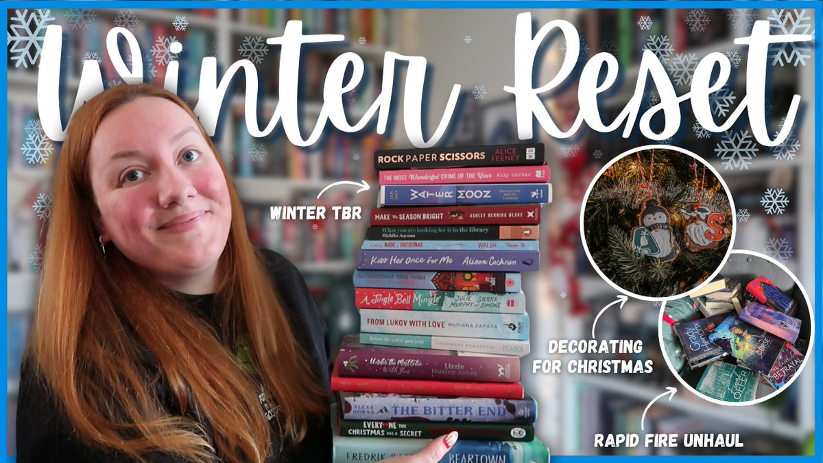 🚨NEW VIDEO🚨

Let's decorate for Christmas, do a little unhaul and share my Winter TBR 🎄 Winter Reset

youtu.be/OAmIq-zJIAI