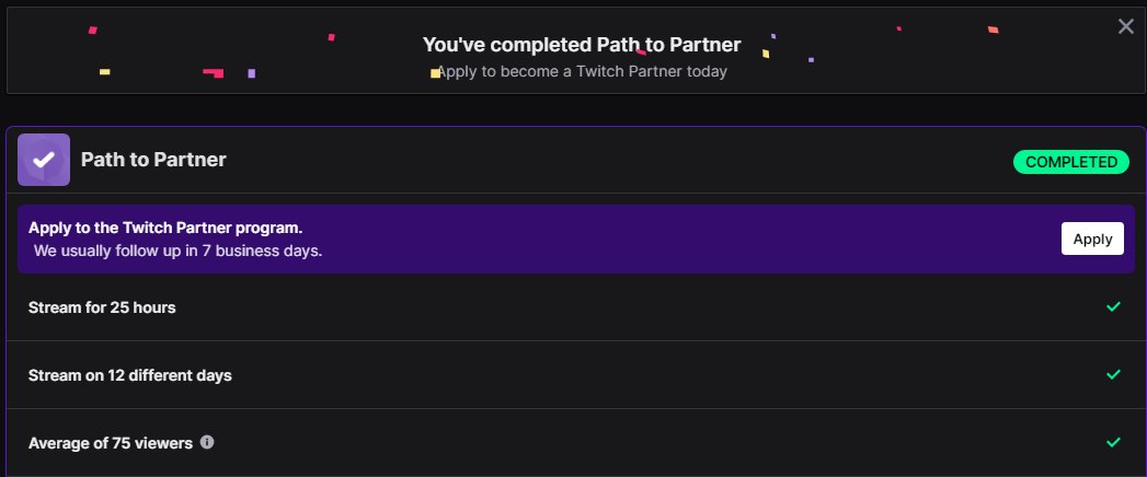 itssummerslays's tweet image. GUYS- 
I am fucking shaking. 
I have put years into this, and we finally got the noti to apply for @Twitch Partner. 
I am so stoked and nervous for what comes next💜😭
My heart is incredibly full. Thank you so much to everybody who has rooted for me from the start, or is new to…