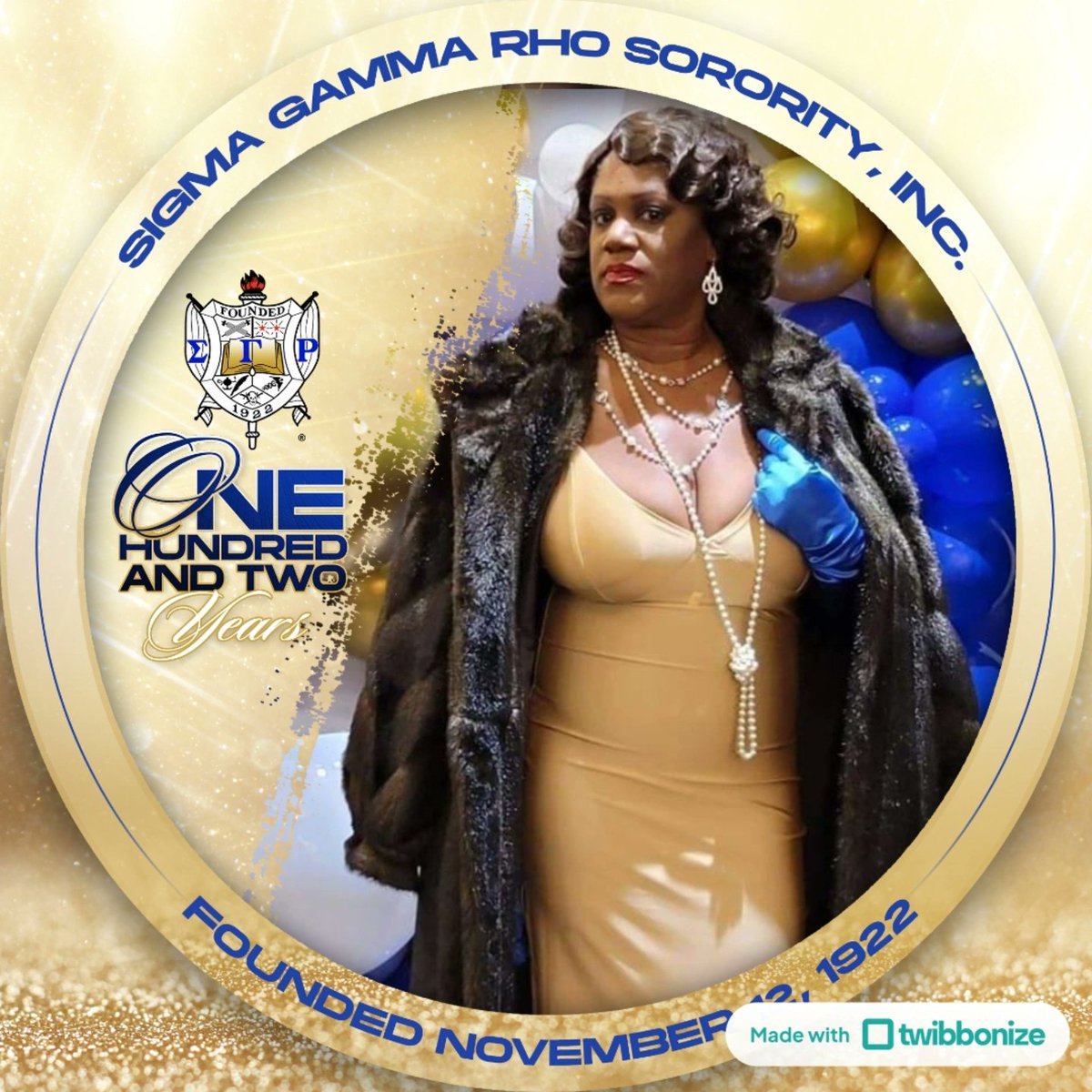 drdmaclee's tweet image. Happy Founder&apos;s Day, Sorors! 102 looks good on us💙💛💙