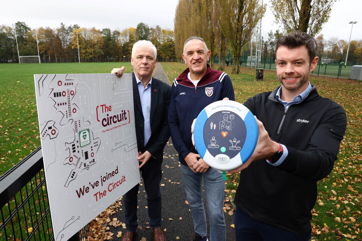 BHFNI's tweet image. John Deery survived a cardiac arrest at this year’s Belfast Marathon &amp;amp; is backing @TheBHF's #TheCircuit campaign to encourage communities in NI to help create a lifesaving map of 100k UK-wide defibrillator registrations, ensuring more lives can be saved in emergencies. 
View…