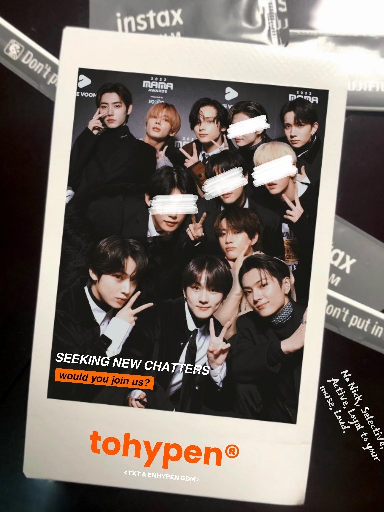 TOHYPEN is on a mission to find our lost boys! If you’re in these pictures and want to join, show yourself or help us find them. We’re seeking active, talkative, funny, and selective RPers loyal to their muse. Think you’re the one? Reply below!