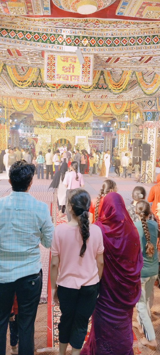 kpnrajasthani's tweet image. Jai shree shyam ..Aaj Baba shyam ka janamdivas Ellenabad (Haryana) prachin  shyam mandir me dhum dham se mnaya gya #jaishrishyam #DevUthaniEkadashi2024