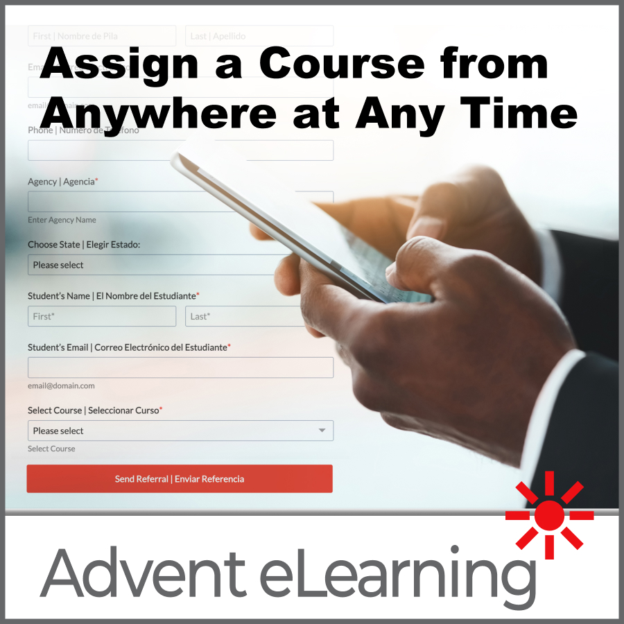 adventelearning's tweet image. Enhance diversion programs with Advent eLearning&apos;s flexible course assignments! Improve program efficiency and impact with 24/7 access. Visit us at wix.to/MuzD8h9 #diversionprogram #alternativesentencing #behaviormodification