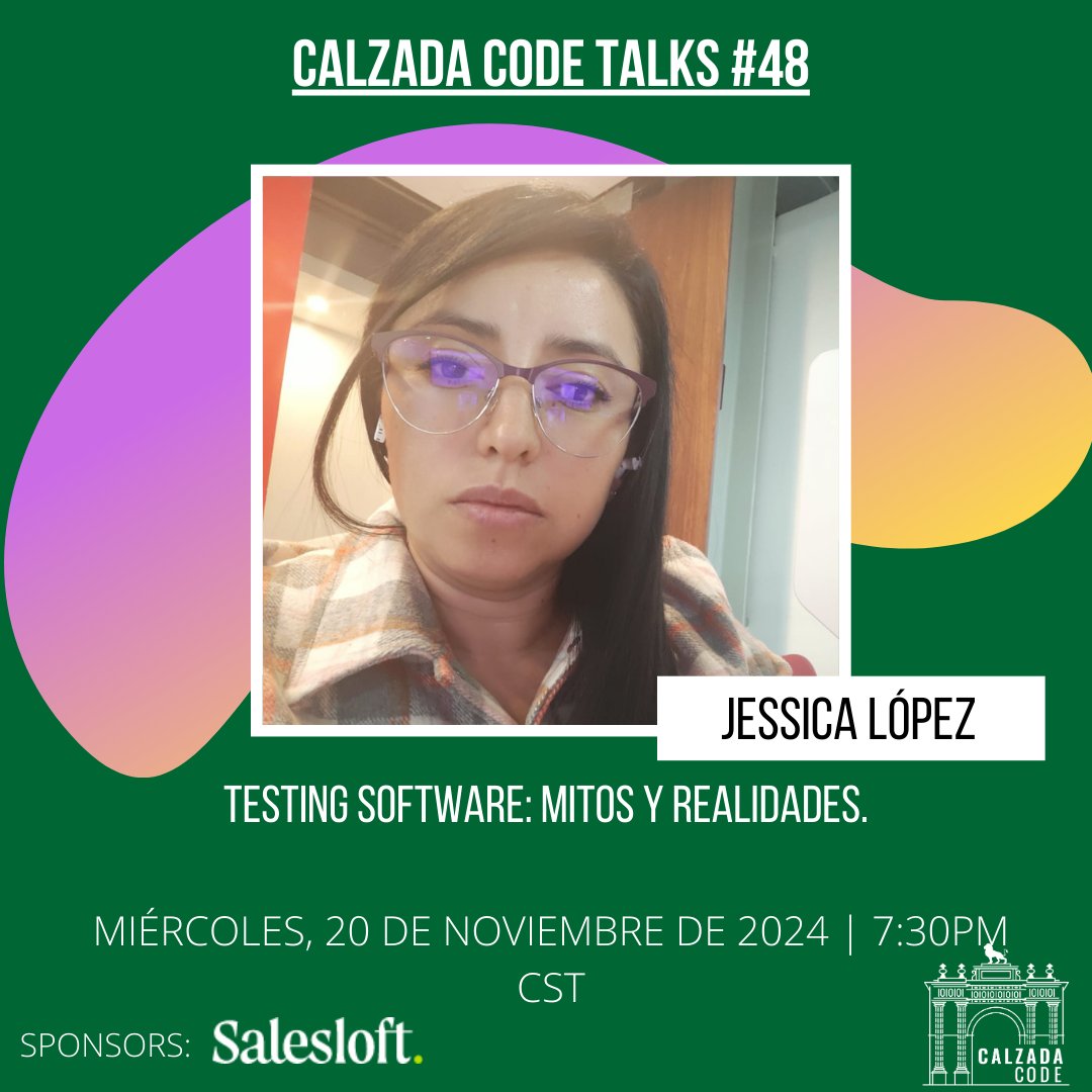 Estamos emocionados de invitarles a Calzada Code Talks #48, un meetup diseñado para compartir conocimiento y discutir sobre la increíble profesión de la programación. 💻

Detalles del evento:
eventbrite.com.mx/e/calzada-code…