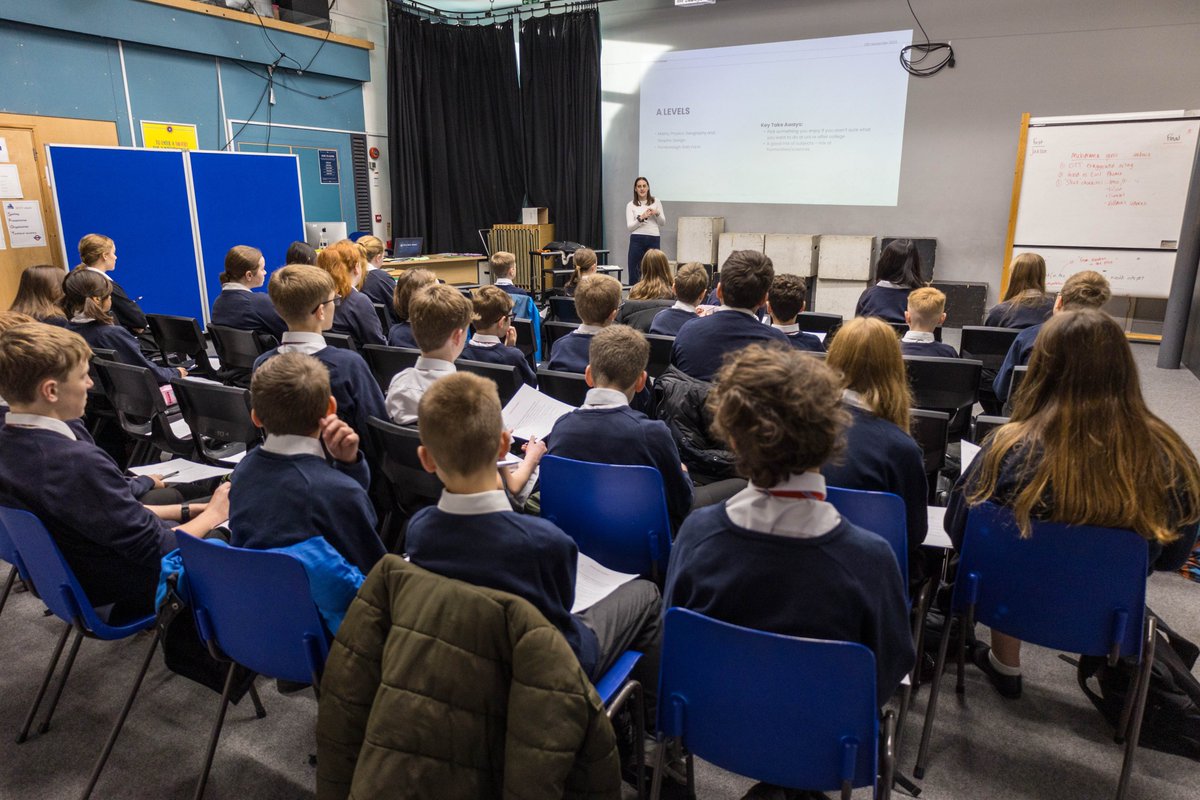 We were very glad to welcome back ex-student Izzy Davies to our careers café this morning.

Since leaving Court Moor, Izzy has completed a degree in Architecture, and now works with the development of social housing.

Thanks to Izzy for an interesting and informative talk!