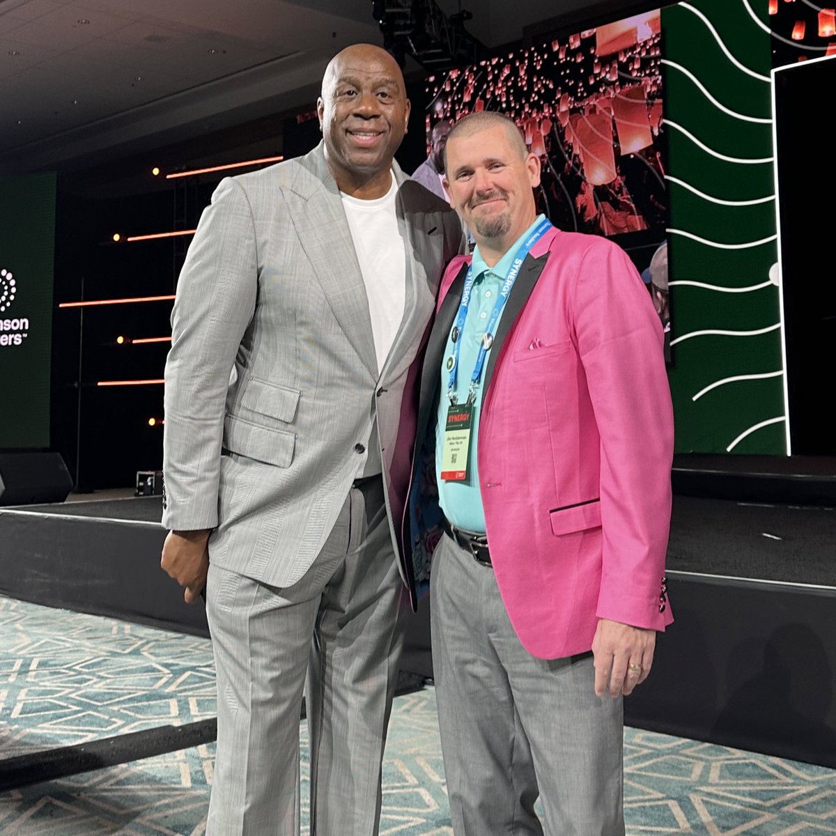 Jim Hedderman from <a href="/BakerTillyUS/">Baker Tilly US</a> making “magic” at <a href="/thomsonreuters/">Thomson Reuters</a> SYNERGY! #Synergy2024 

<a href="/MagicJohnson/">Earvin Magic Johnson</a>