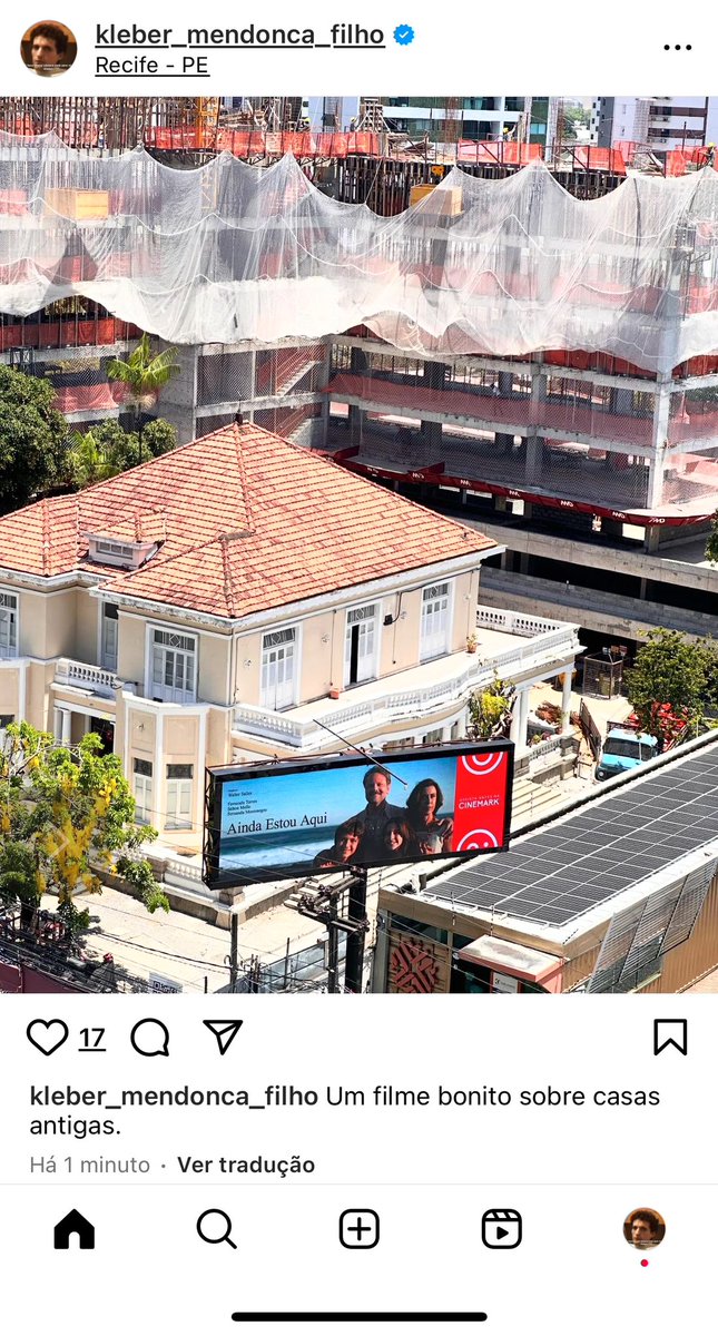 filme bonito sobre casas antigas.
#AindaEstouAqui