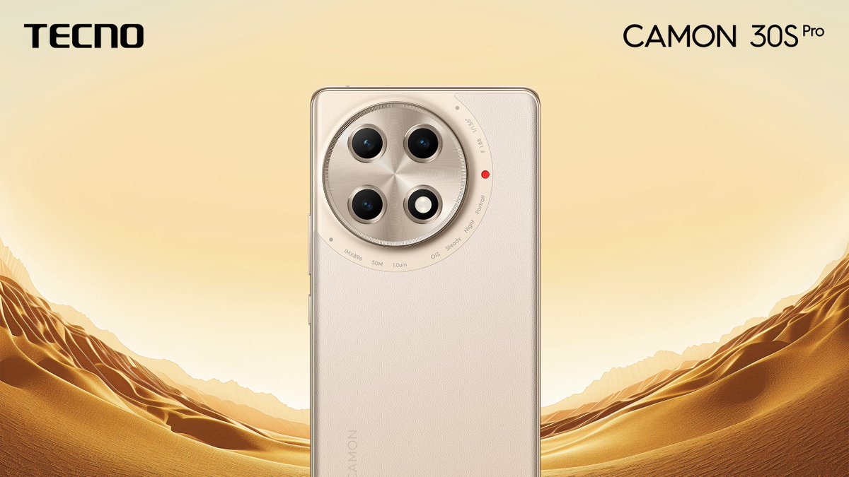 Feel the energy of Pearl Gold with the #CAMON30SPro! ✨ Equipped with a 5000mAh battery and 45W Super Charge for all-day power, plus AI features like AI translator and AI eraser. Get yours today!
#CAMON30SPro #TECNOAI