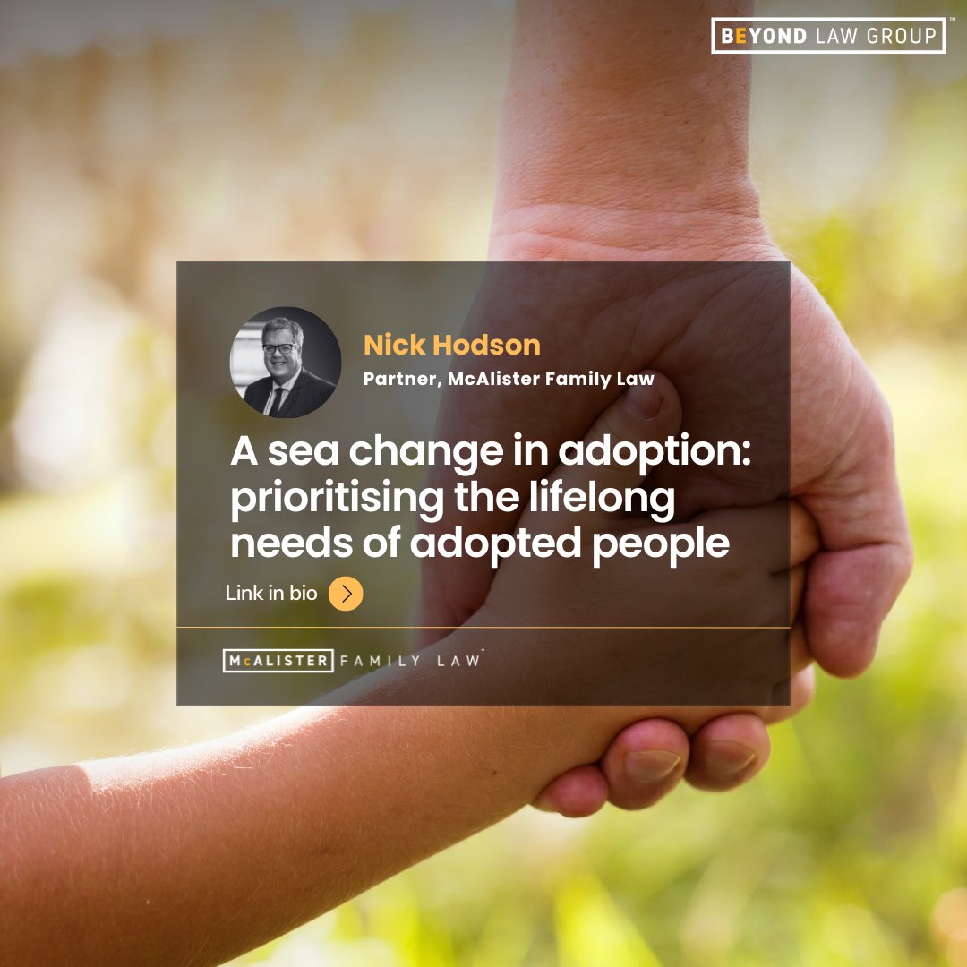 McAlister Family Law (@mcalisterfamlaw) on Twitter photo <a href="/McAlisterFamLaw/">McAlister Family Law</a> Partner Nick Hodson looks at the significant changes in the report commissioned by Sir Andrew McFarlane, and offers his insight into what reform would mean.
shorturl.at/XfNE5
#adoption #care #Law #childlaw #manchester #cheshire #london <a href="/McAlisterFamLaw/">McAlister Family Law</a> Partner Nick Hodson looks at the significant changes in the report commissioned by Sir Andrew McFarlane, and offers his insight into what reform would mean.
shorturl.at/XfNE5
#adoption #care #Law #childlaw #manchester #cheshire #london