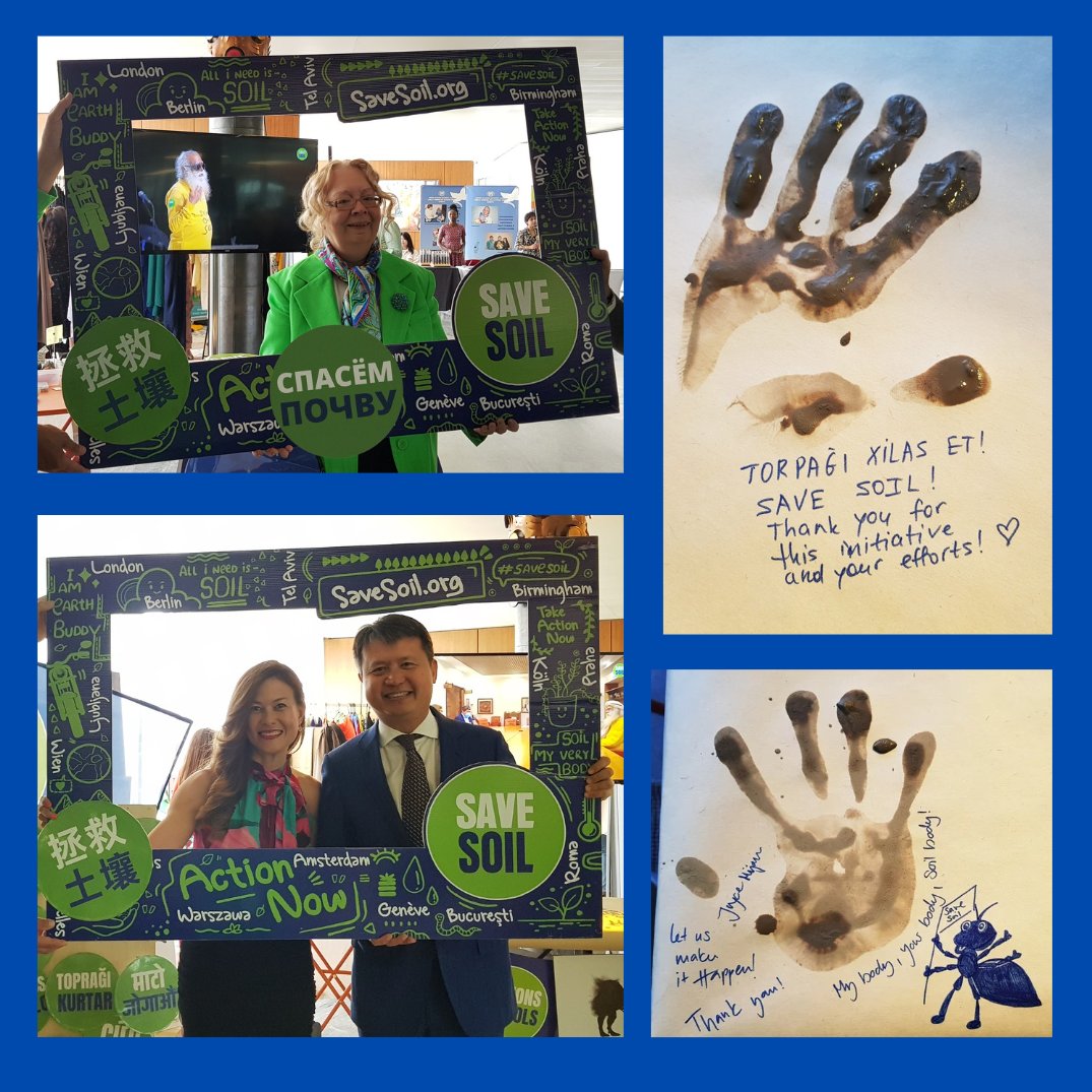 We need #AllHandsForSoil at <a href="/COP29_AZ/">COP29 Azerbaijan</a>
Let's show we value everything SOIL does for us!

Throwback to Save Soil event in Geneva, where we gained support from many members of the international diplomatic community, including DG of <a href="/UNGeneva/">United Nations Geneva</a>, <a href="/UN_Valovaya/">Tatiana Valovaya, Director-General of UN Geneva</a> and DG <a href="/WIPO/">World Intellectual Property Organization (WIPO)</a> Daren Tang.