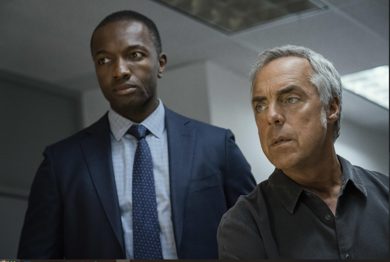 mireia_nadal's tweet photo. For me this year it has been #Bosch & #BoschLegacy because of the stories told, the core values of the main characters, and overall, the amazing cast @welliver_titus #MadisonLintz #MimiRogers @DeniseGsanchez #AmyAquino #TroyEvans #JamieHector https://t.co/4oKsvNMf19