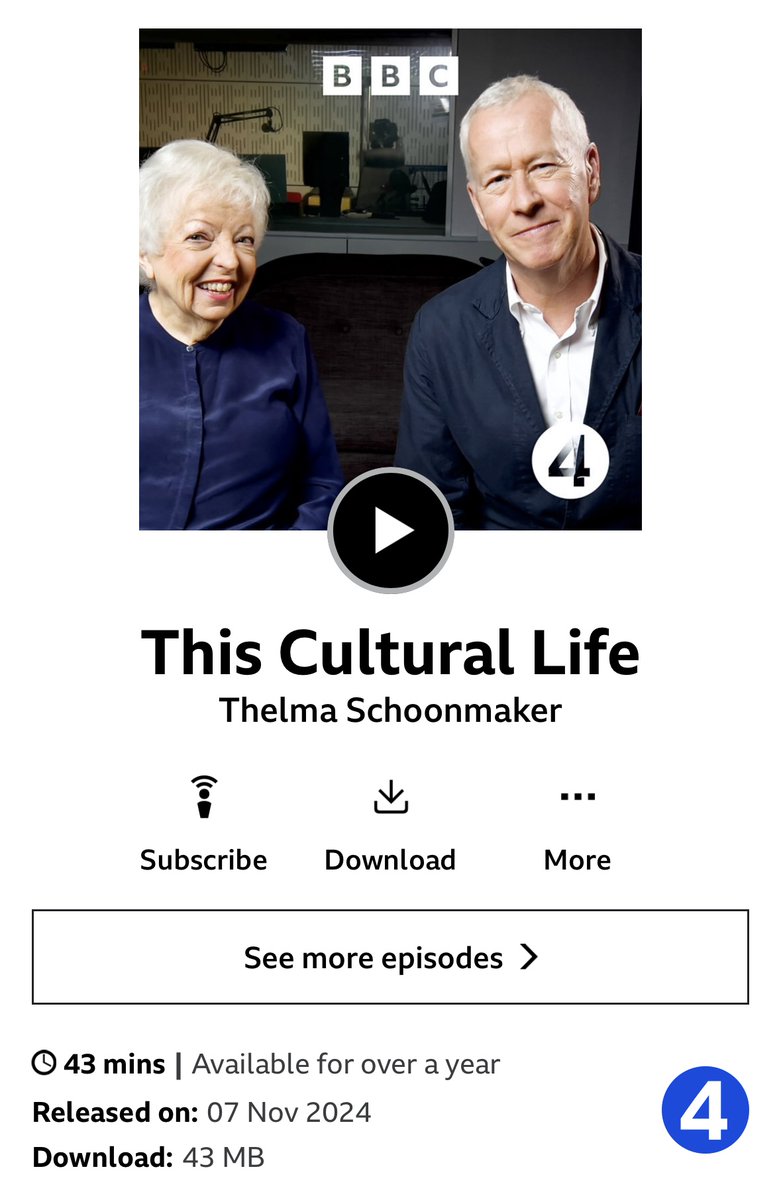 Very interesting interview with film editor Thelma Schoonmaker on This Cultural Life on BBC Radio 4. Includes some discussion about the music for The Last Temptation of Christ.
bbc.co.uk/sounds/play/m0…