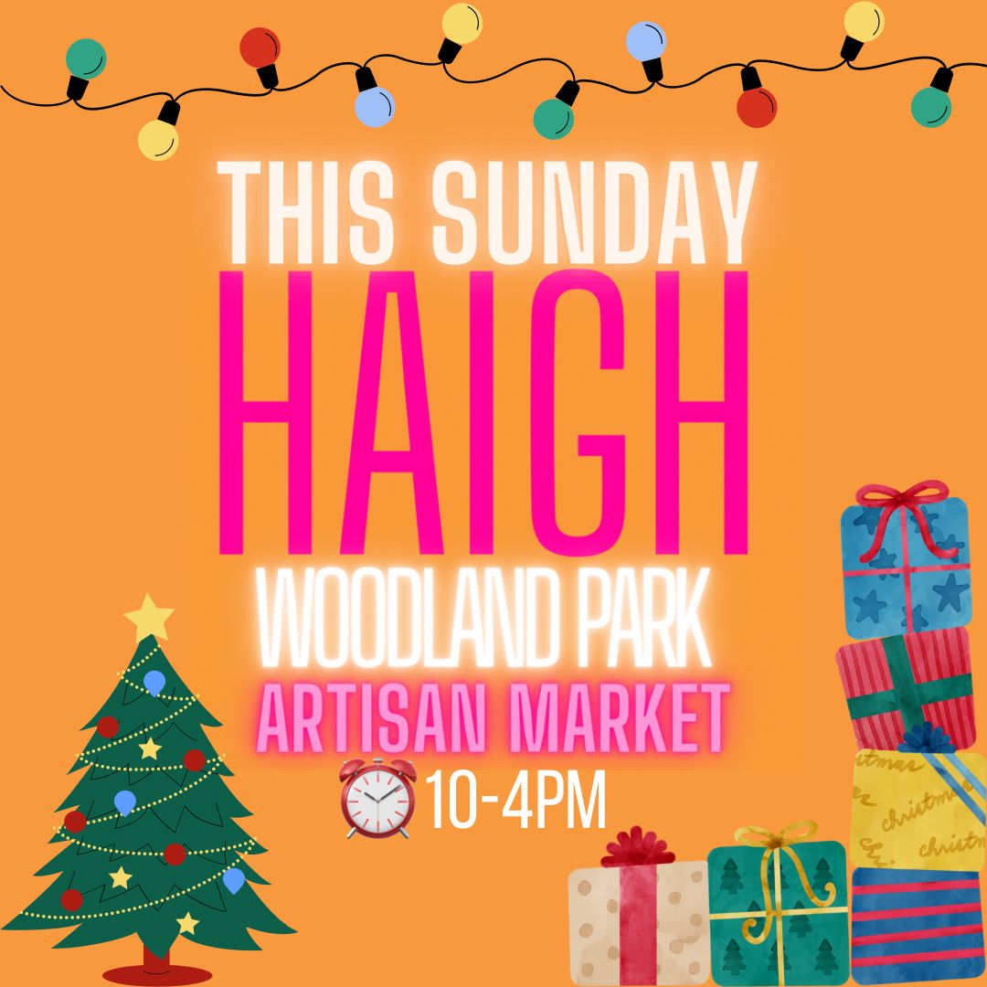 It's the #Christmas Lights Switch-On at #HaighWoodlandPark THIS SUNDAY!
Plus it's your last chance to grab your #festive artisanal goodies at the last Haigh #Xmas Artisan Market of the year 🎅🎄🎇🦌
🗓️Sunday 17th November
📍@haighwoodlandpark
⏰10-4pm