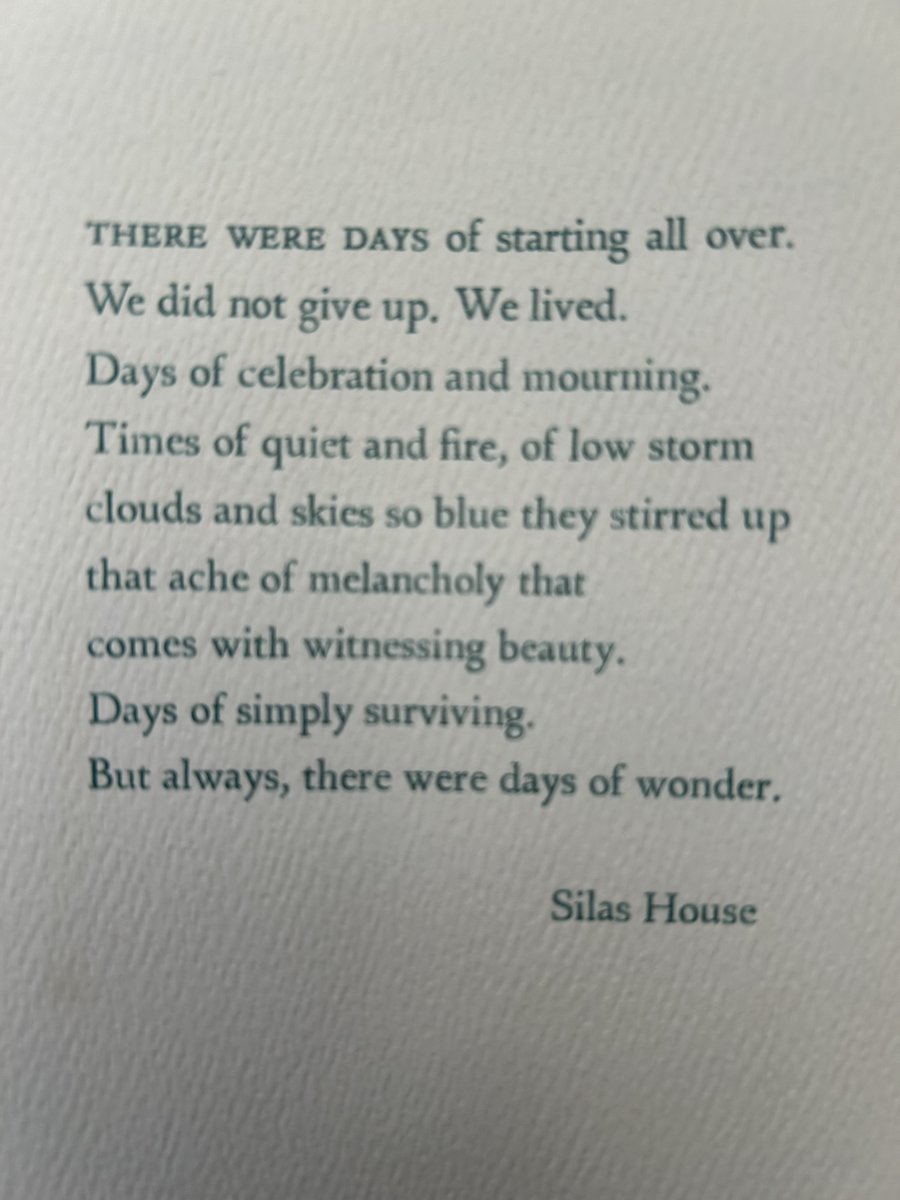 BritainyBeshear's tweet photo. This poem by Kentucky’s own Silas House is giving me the hope and inspiration to get through the week. I hope it does for you too. https://t.co/Mt5xR7rqzy