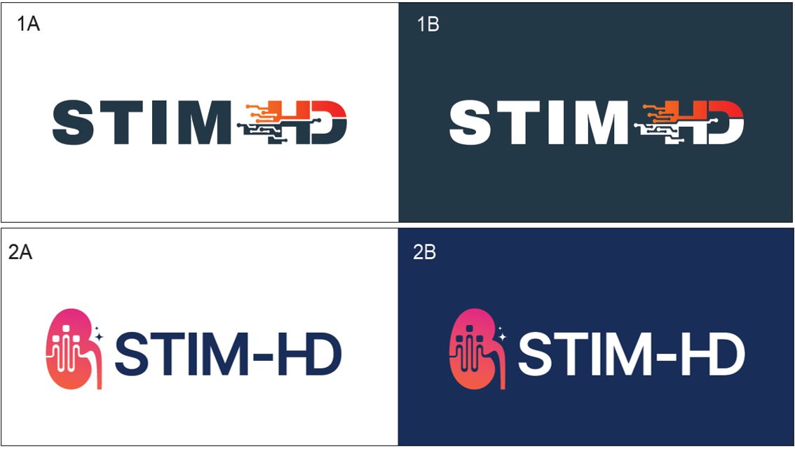 🗣️ OPINIONS REQUIRED! We need a logo for the STIM-HD study (use of neuromuscular electrical STIMulation as a treatment for sarcopenia in people on HaemoDialysis). It has been whittled down to the options below. Please indicate your favourite via response to this post! 👇