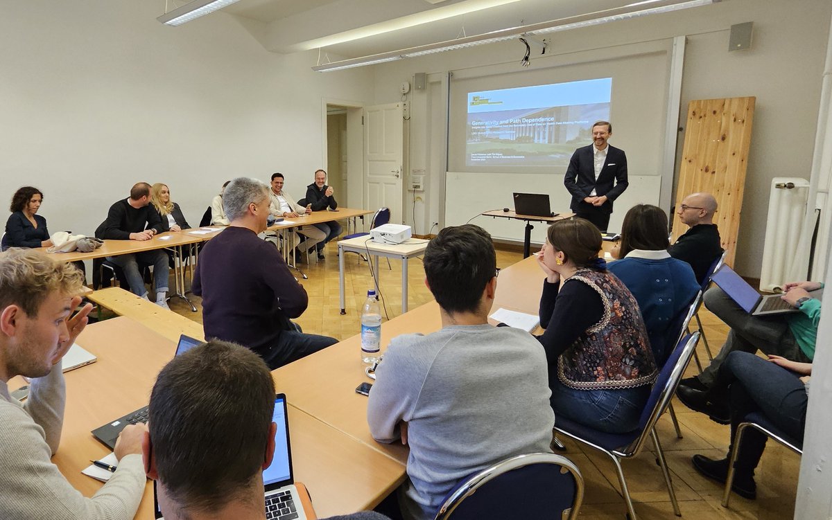 ISTO (@isto_lmu) on Twitter photo Empowering Healthcare Innovation through Data Sharing! 🤝🩺 Today, we hosted Prof. Daniel Fürstenau from <a href="/FU_Berlin/">Freie Universität</a> at our ORG seminar. He shared insights on how health data-sharing platforms enable data recombination, sparking innovation & creating value for society. Thank you! Empowering Healthcare Innovation through Data Sharing! 🤝🩺 Today, we hosted Prof. Daniel Fürstenau from <a href="/FU_Berlin/">Freie Universität</a> at our ORG seminar. He shared insights on how health data-sharing platforms enable data recombination, sparking innovation & creating value for society. Thank you!