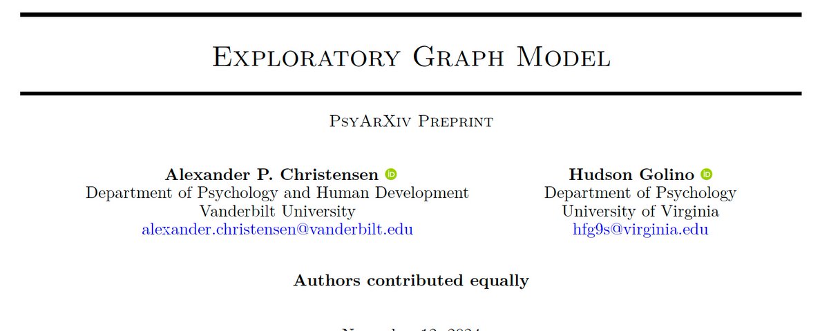 The Exploratory Graph Model