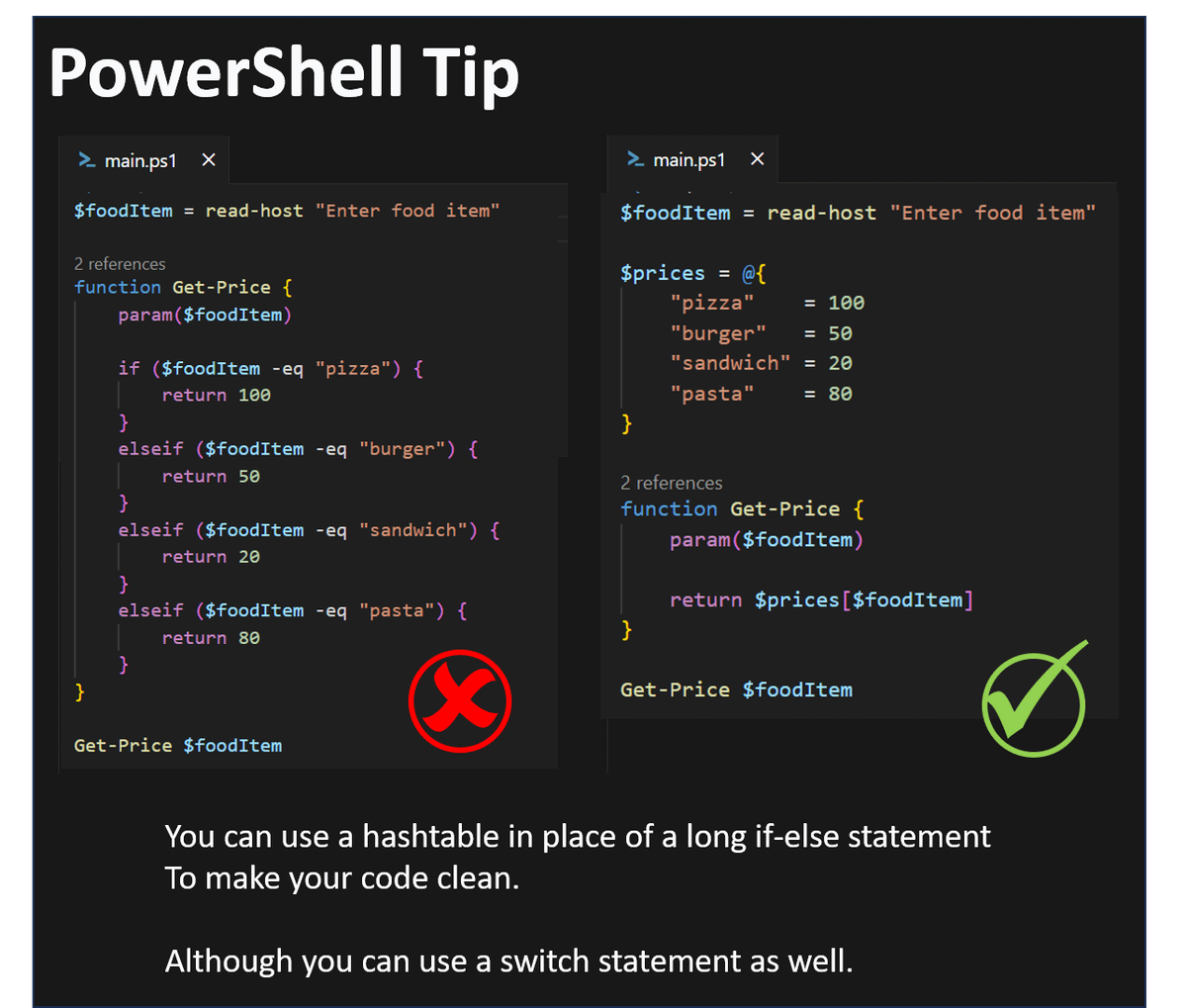 dfinke's tweet image. #PowerShell Tip

#powershell #powershellquiz #developer #scripter