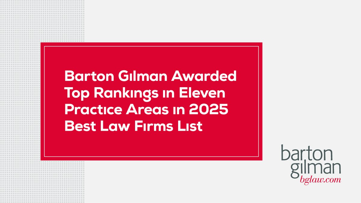 We are pleased to announce the firm received top rankings in 11 regional practice areas in the 2025 Best Law Firms publication. This is the 11th consecutive year the firm has been included in the prestigious directory; learn more tinyurl.com/2zfwcj4j #BestLawFirms #Lawyers