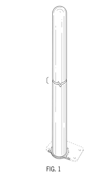 MeredithLowry's tweet image. Today in design patents:

D1051433 issued for a protective barrier pole. #DesignPatents