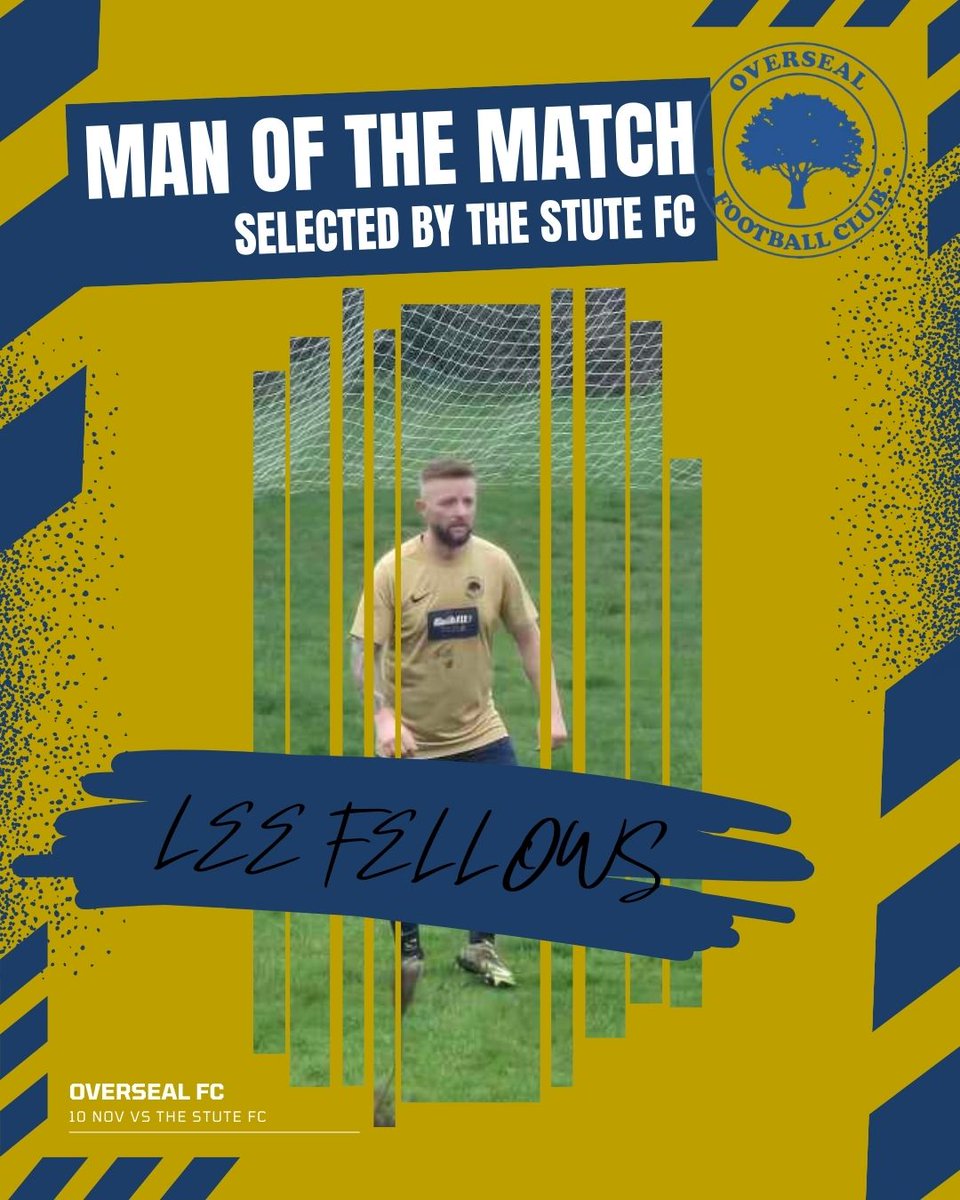 Lee Fellows deservedly picked up MOTM against Stute with an Ox-like performance in the middle of the park!
Well played Lee, hard earned.