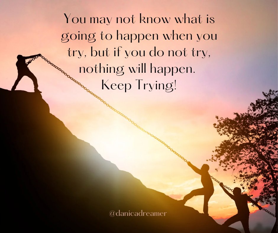 DanicaDreamer's tweet photo. Happy Tuesday! #TryingTuesday #keeptrying #dontgiveup #uphillbattlesareworththeclimb #staystrong #embracethejourney #overcomechallenges #togetherwerise #makeithappen #danicadreamer https://t.co/2iD2DEU9yw