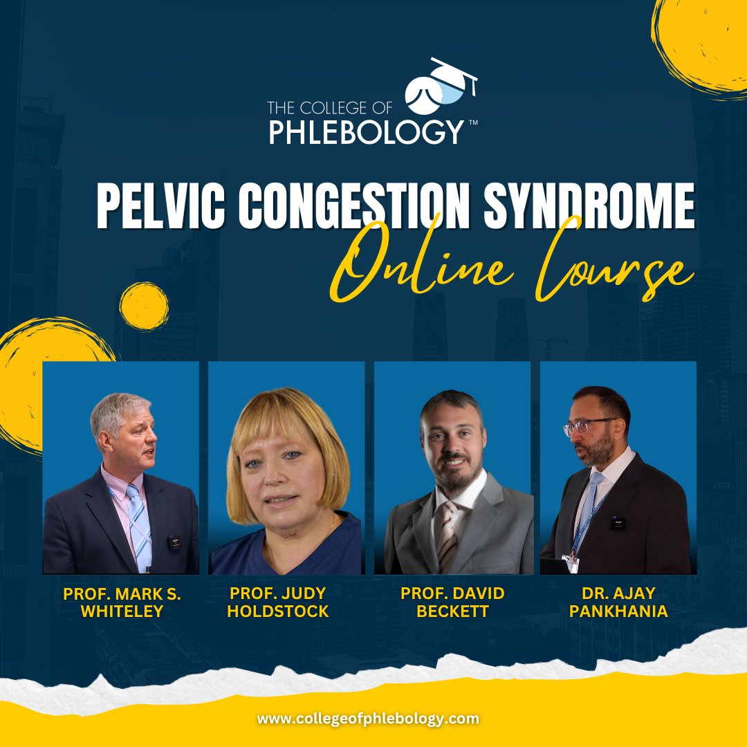 🚨We’re pleased to offer our Pelvic Congestion Syndrome (PCS) Online Course! 🎓💻

Enroll Now: collegeofphlebology.com/courses/cop-on…

#Phlebology #PelvicCongestionSyndrome #HealthcareEducation #MedicalProfessionals #CollegeOfPhlebology #OnlineLearning