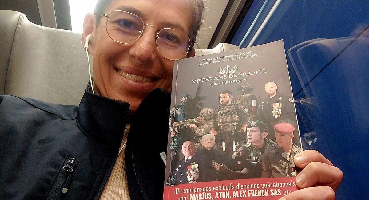 📚 Bonne lecture à Kénaël de Vénizy, aux élèves de la classe de 3éme de défense et de sécurité globale du collège Marmoutier de Tours, et à Aurélie de Mérignac qui ont reçu le livre <a href="/VeteransFrance/">Vétérans de France</a> dédicacé 😎